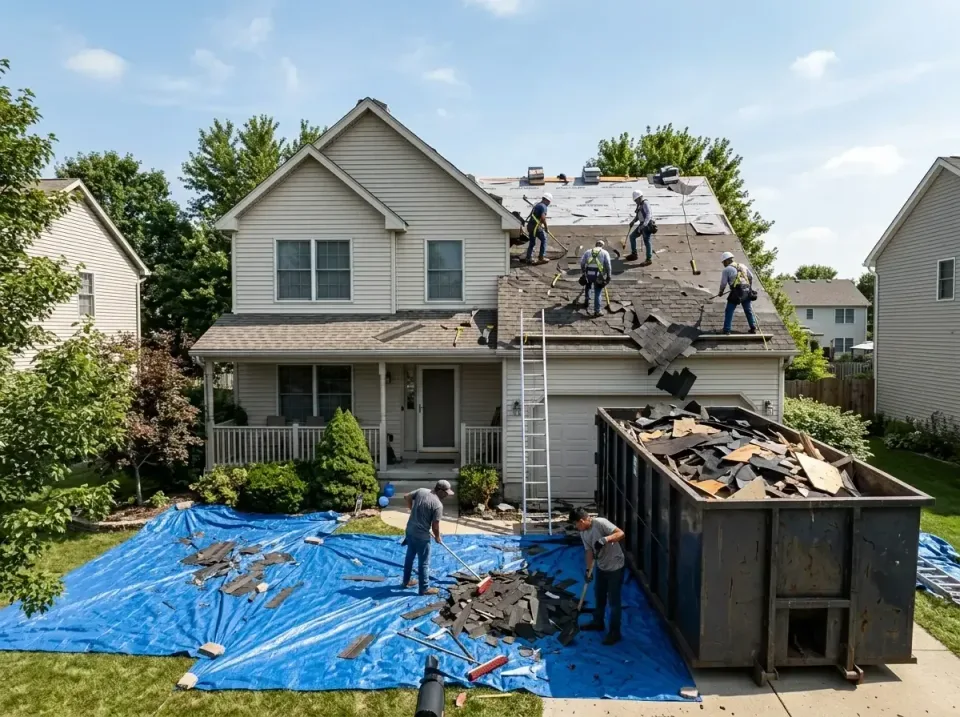 roof-replacement-debris-remova-004 — frequently asked questions, Cheapest Dumpster Rentals in De Motte, IN